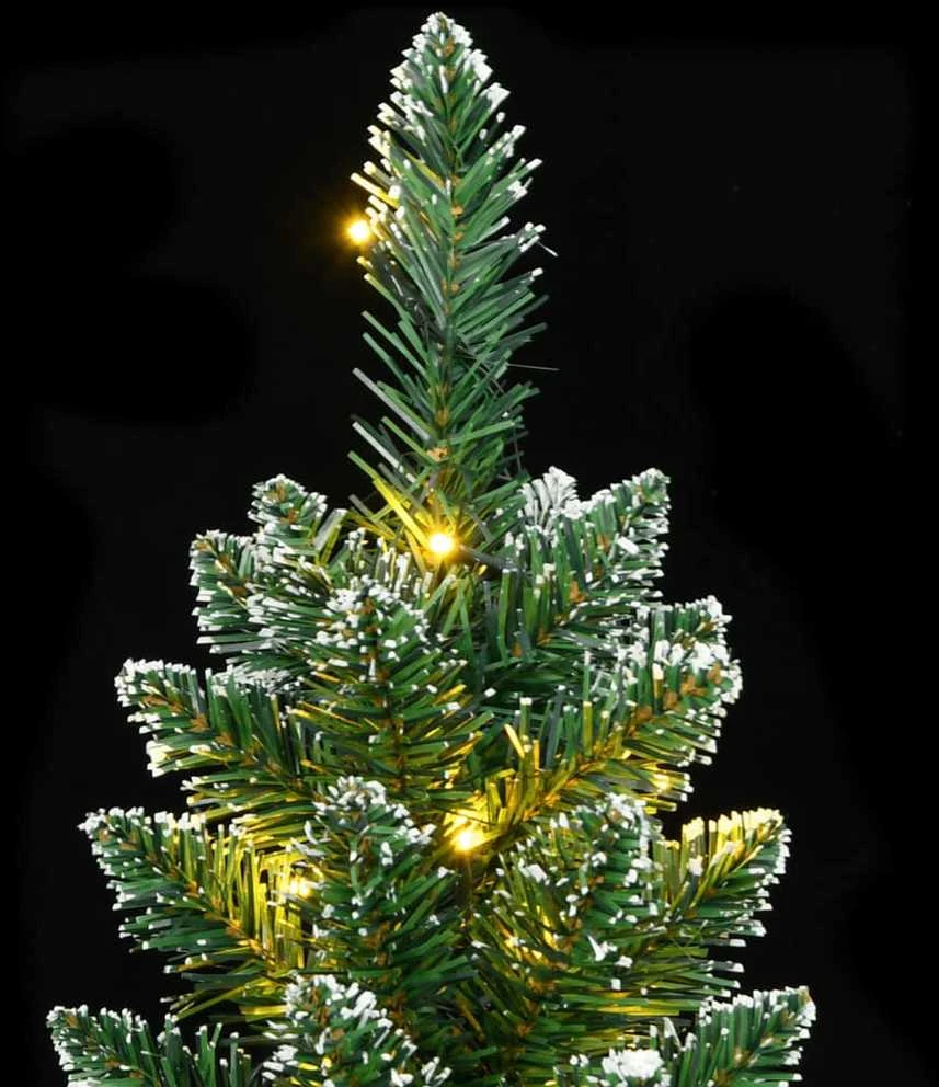 Dirbtinė siaura Kalėdų eglutė, 150 LED, 150cm
