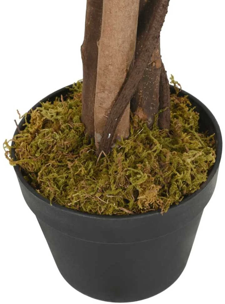 Dirbtinė visterija, žalios ir baltos spalvos, 80cm, 560 lapų