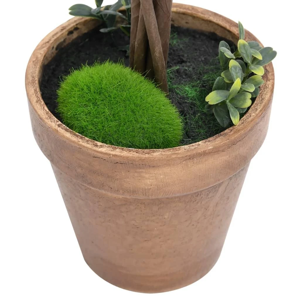 Dirbtiniai buksmedžiai vazonuose, 2vnt., žali, 41cm