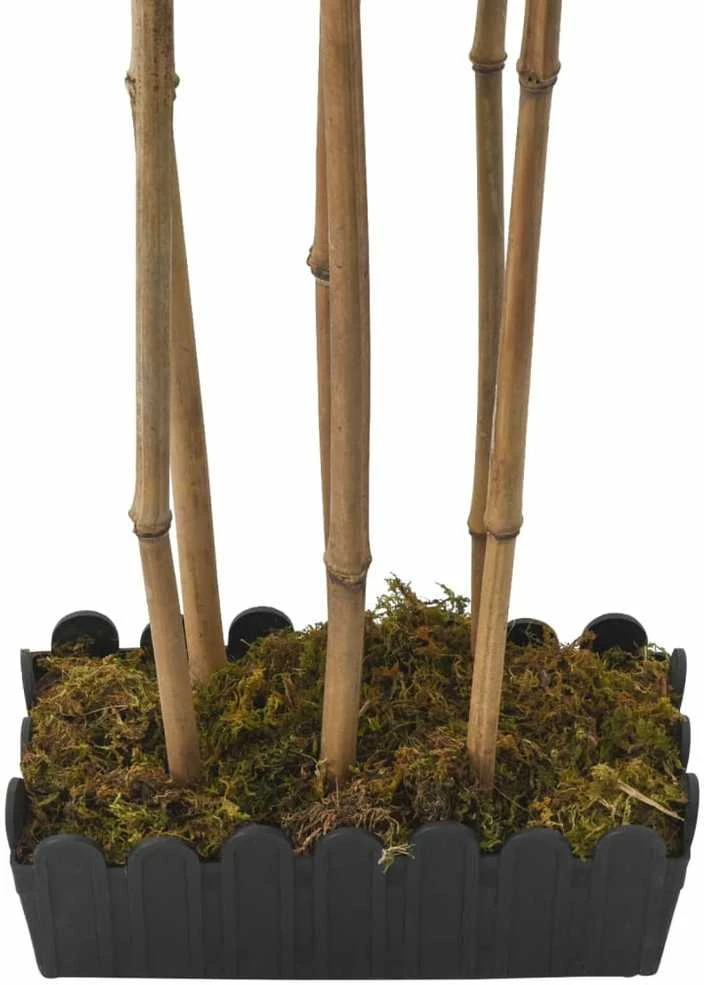 Dirbtinis bambukas, žalios spalvos, 120cm, 552 lapai
