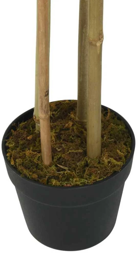 Dirbtinis bambukas, žalios spalvos, 80cm, 380 lapai