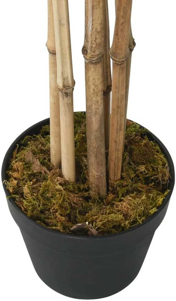 Dirbtinis bambukas, žalios spalvos, 80cm, 368 lapai
