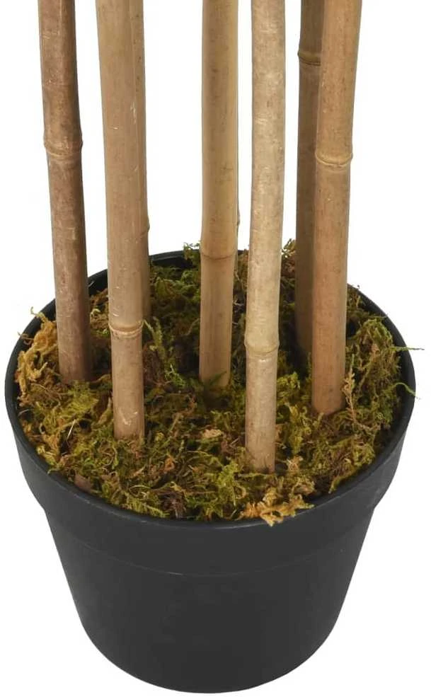 Dirbtinis bambukas, žalios spalvos, 80cm, 500 lapai