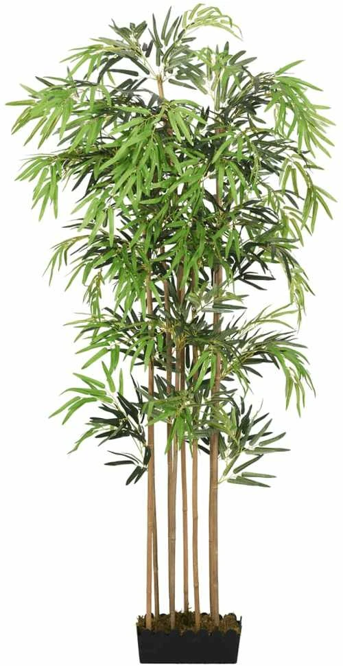 Dirbtinis bambukas, žalios spalvos, 80cm, 500 lapai