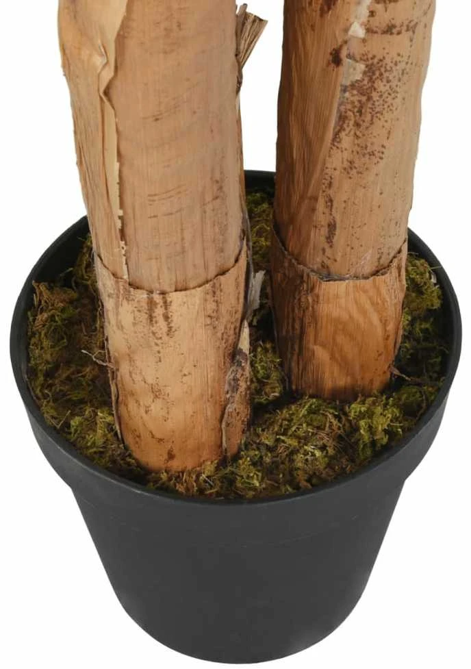 Dirbtinis bananmedis, žalios spalvos, 120cm, 9 lapai
