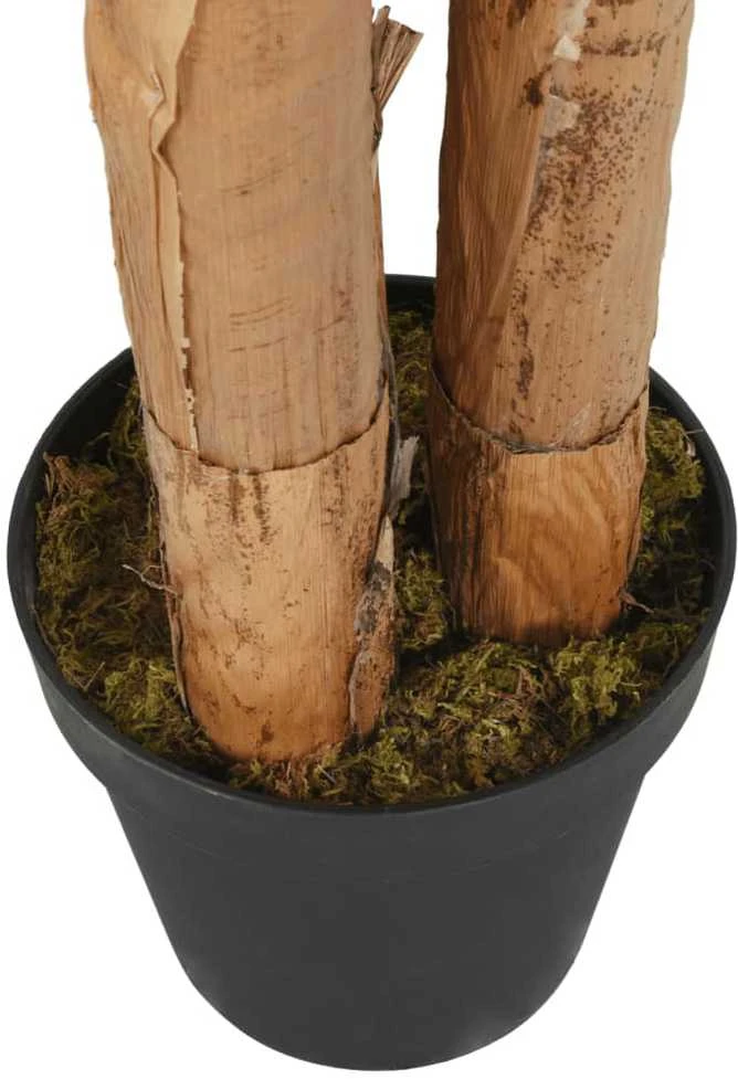 Dirbtinis bananmedis, žalios spalvos, 150cm, 18 lapai
