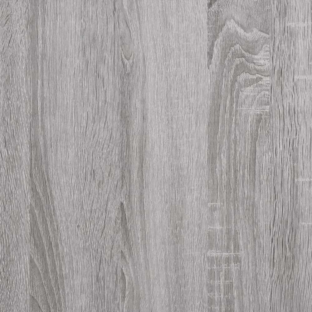 Drabužių kabykla su batų lentynomis, pilka ąžuolo, 100x41x184cm