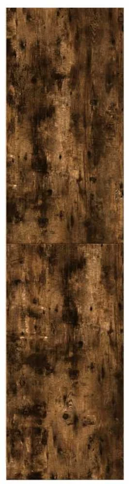Drabužių spinta, dūminio ąžuolo, 100x50x200cm, apdirbta mediena