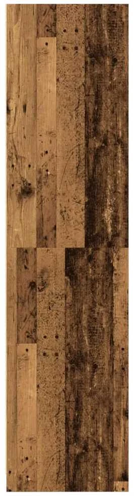 Drabužių spinta, sendintos medienos, 100x50x200cm, MDP