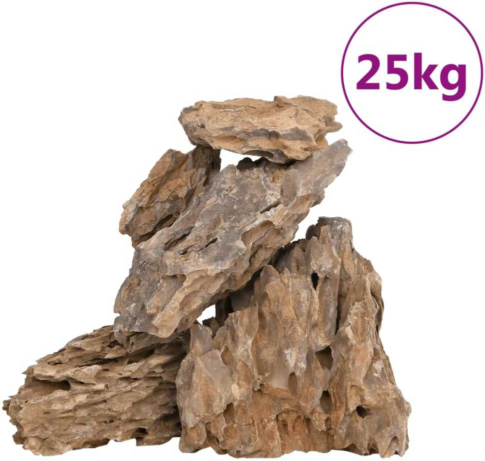 Drakono akmenys, įvairių spalvų, 25kg, 10–30cm