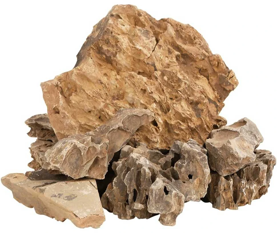 Drakono akmenys, rudos spalvos, 10kg, 5–30cm