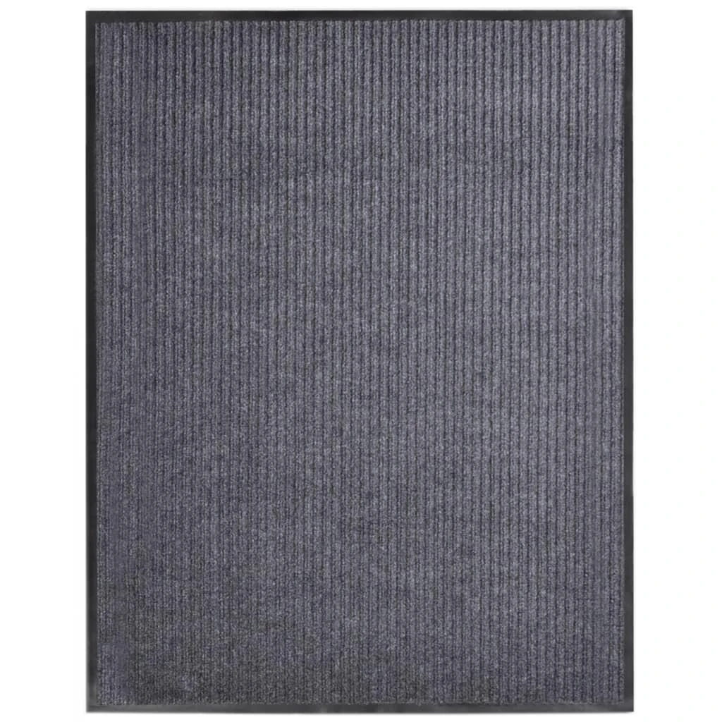Durų kilimėlis, pilkos spalvos, 117x220cm, PVC