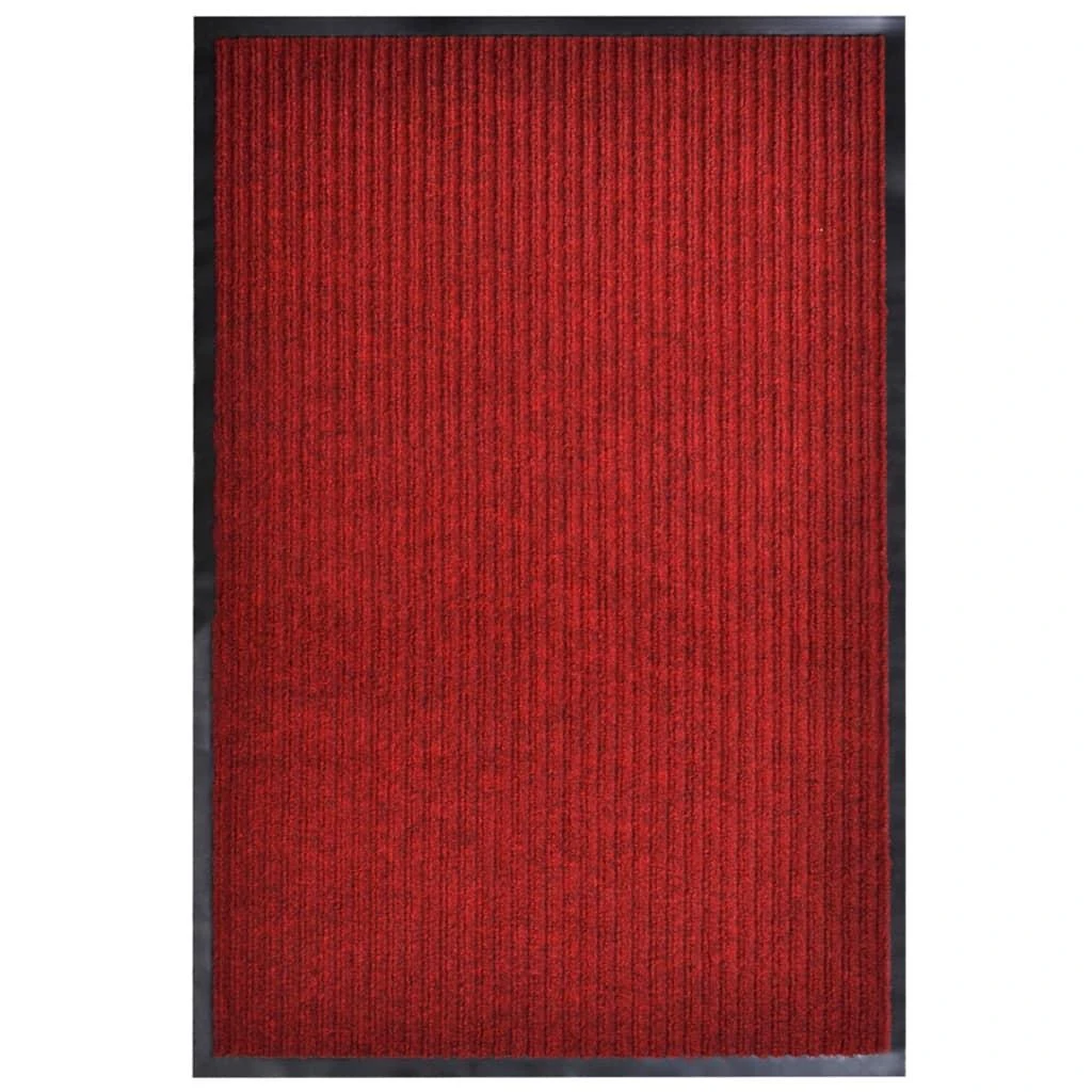 Durų kilimėlis, raudonos spalvos, 117x220cm, PVC