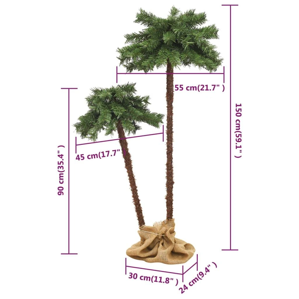 Kalėdų medis su LED lemputėmis, 90cm ir 150cm