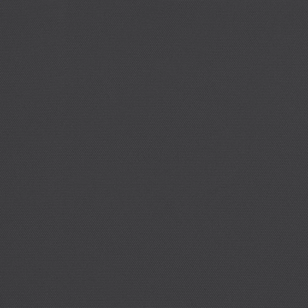 Dvigubas sodo skėtis nuo saulės su LED, juodas, 316x240cm