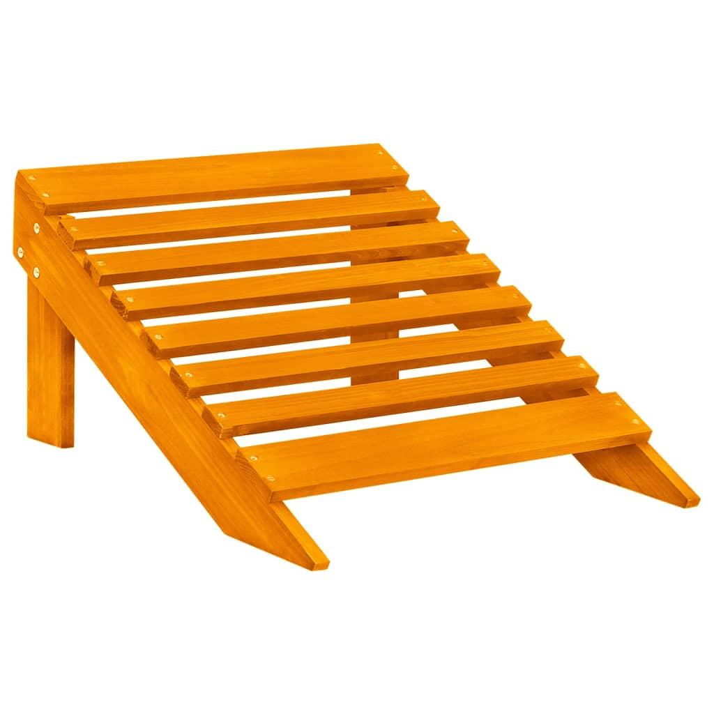 Dvivietė sodo Adirondack kėdė ir otomanė, oranžinė, eglė