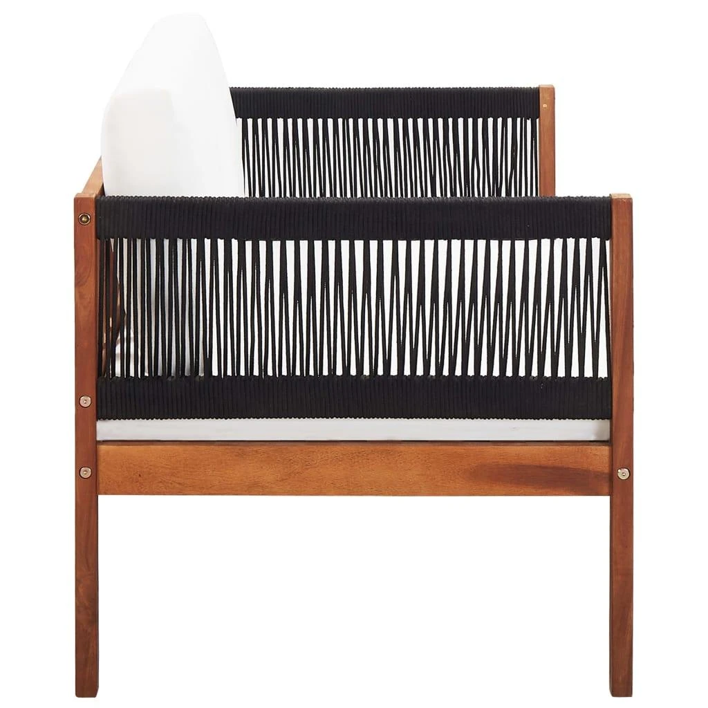 Dvivietė sodo sofa, akacijos medienos masyvas