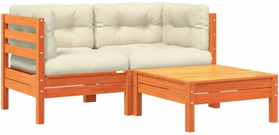 Dvivietė sodo sofa su pagalvėlėmis ir pakoja