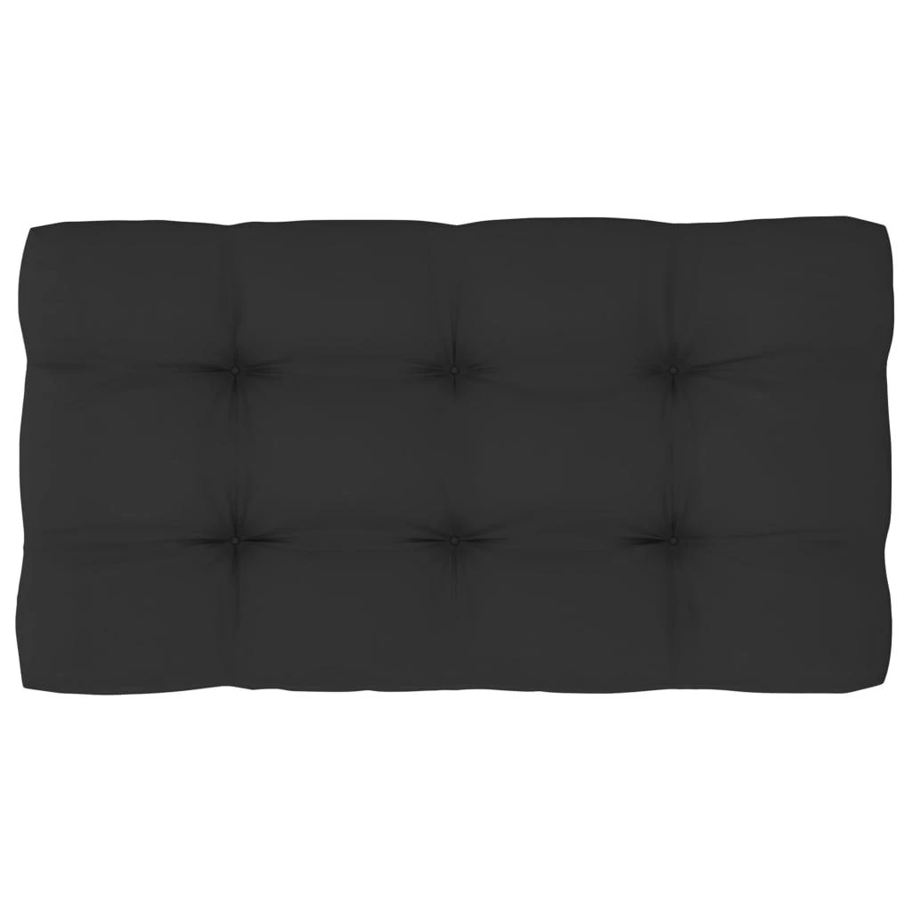 Lauko baldų komplektas Dvivietė sofa iš palečių su pagalvėlėmis, impregnuota pušis