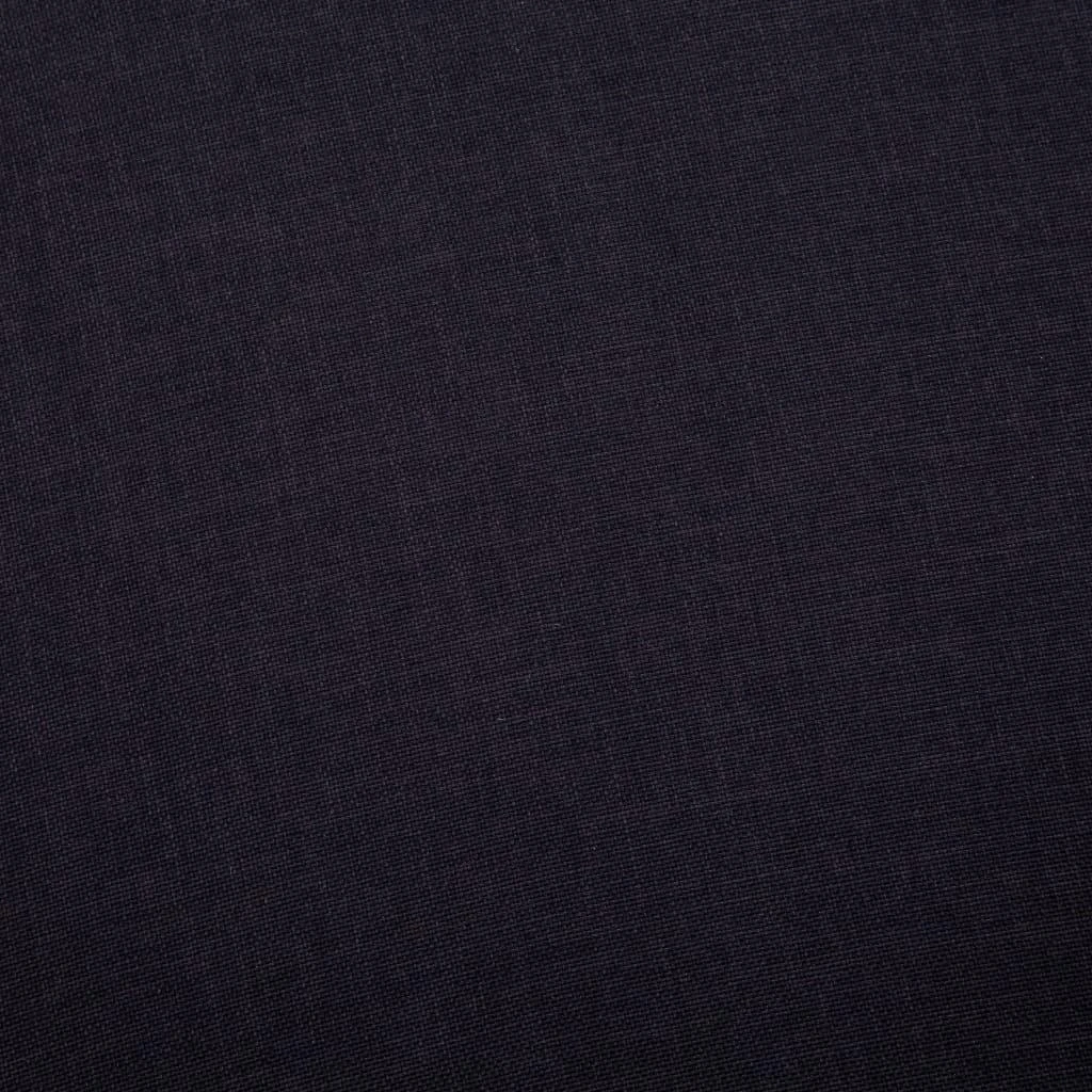 Dvivietė sofa, juoda, audinys