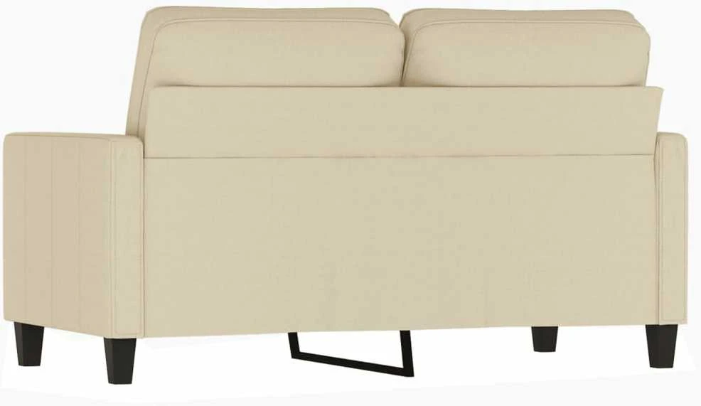 Dvivietė sofa, kreminės spalvos, 120cm, audinys