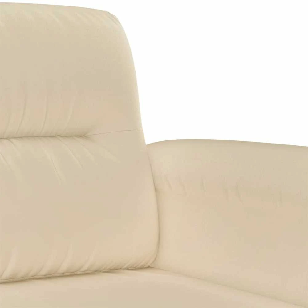 Dvivietė sofa, kreminės spalvos, 120cm, mikropluošto audinys