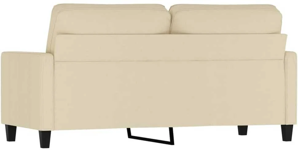Dvivietė sofa, kreminės spalvos, 140cm, audinys