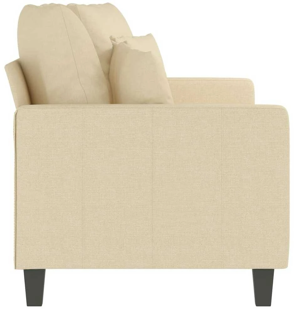 Dvivietė sofa, kreminės spalvos, 140cm, audinys