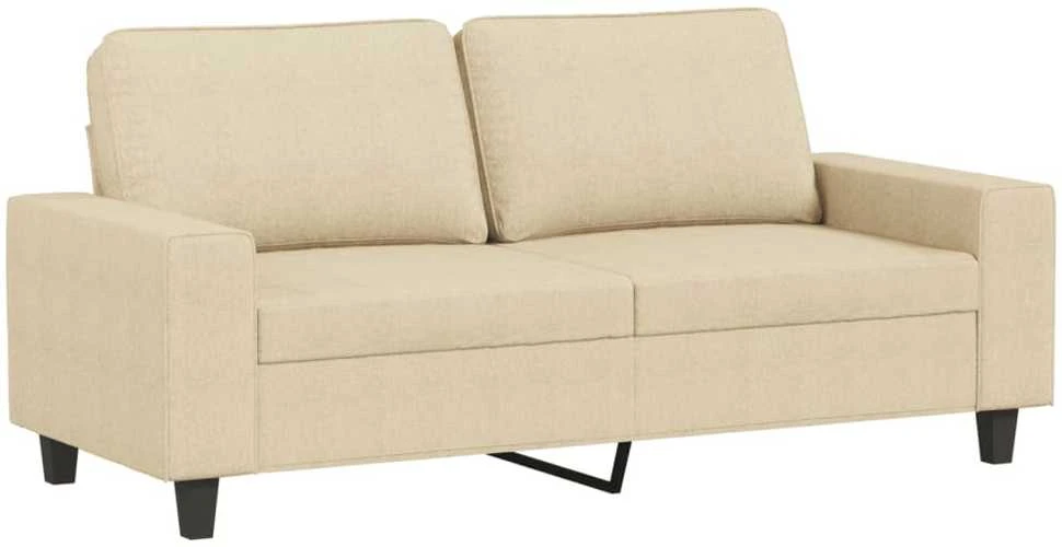 Dvivietė sofa, kreminės spalvos, 140cm, audinys