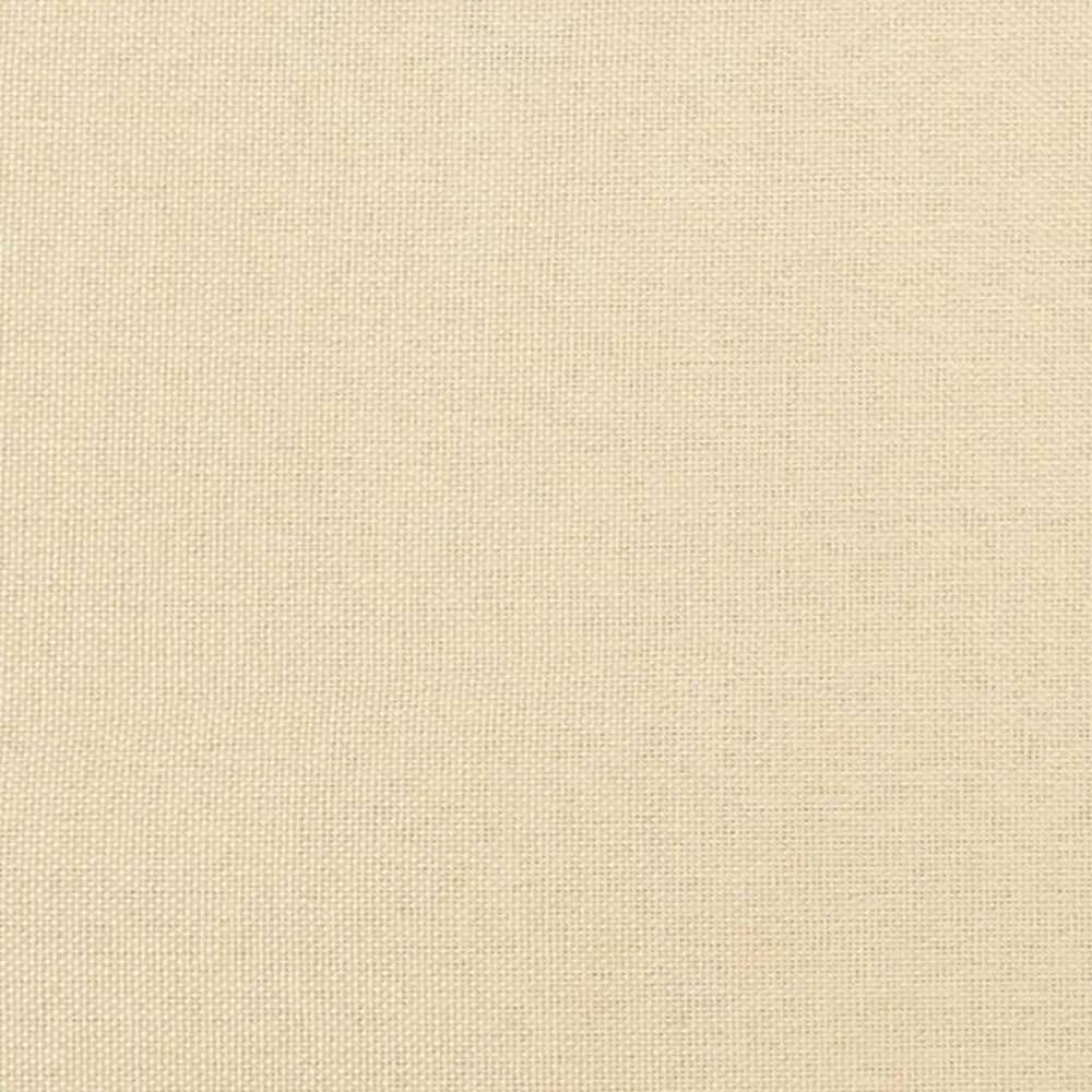 Dvivietė sofa-lova, kreminės spalvos, audinys