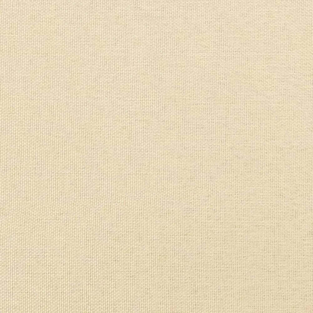 Dvivietė sofa-lova, kreminės spalvos, audinys