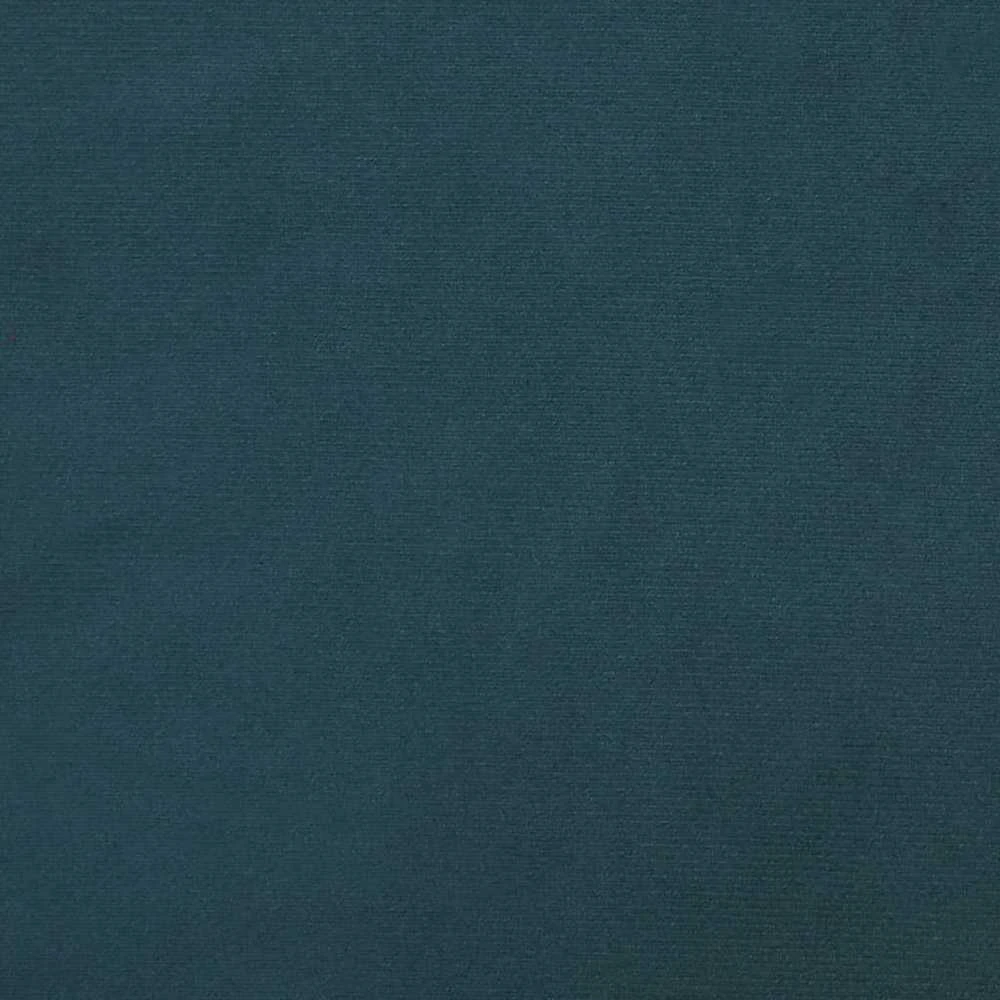 Dvivietė sofa-lova, mėlynos spalvos, aksomas