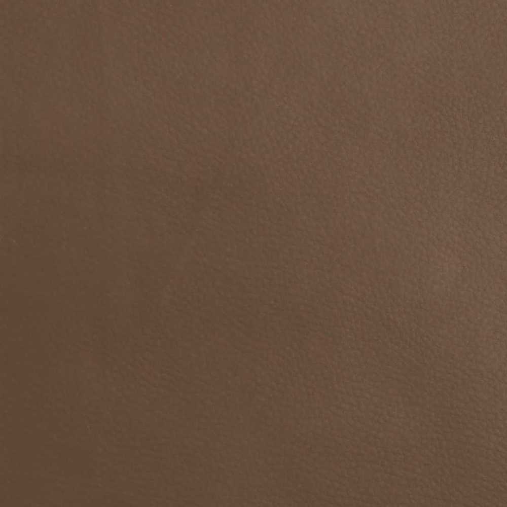 Dvivietė sofa-lova, rudos spalvos, dirbtinė oda