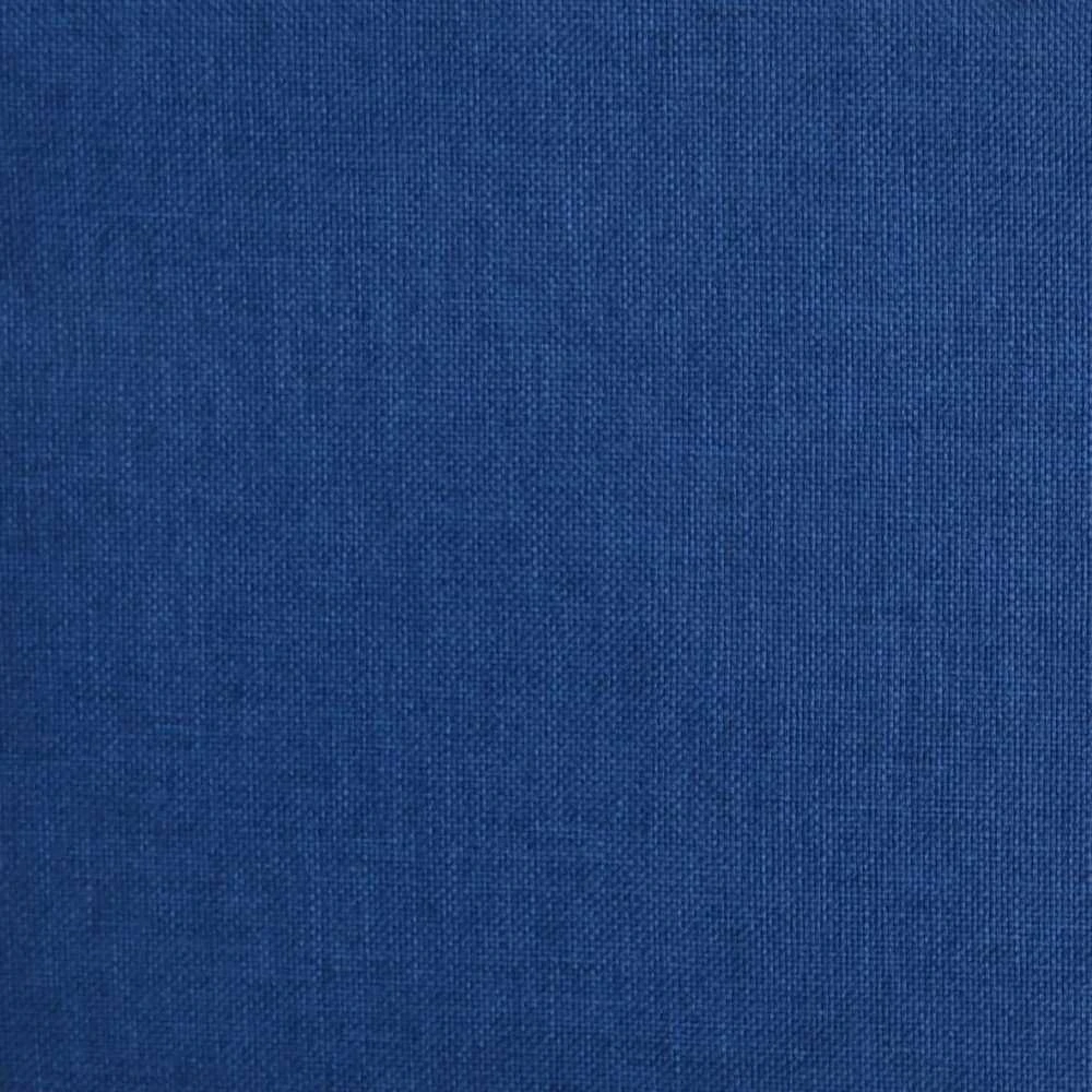 Dvivietė sofa-lova su dvejomis pagalvėmis, mėlyna, audinys