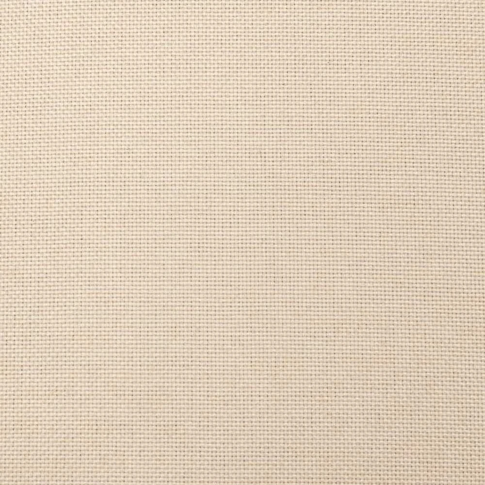 Dvivietė sofa-lova su dvejomis pagalvėmis, kreminė, audinys