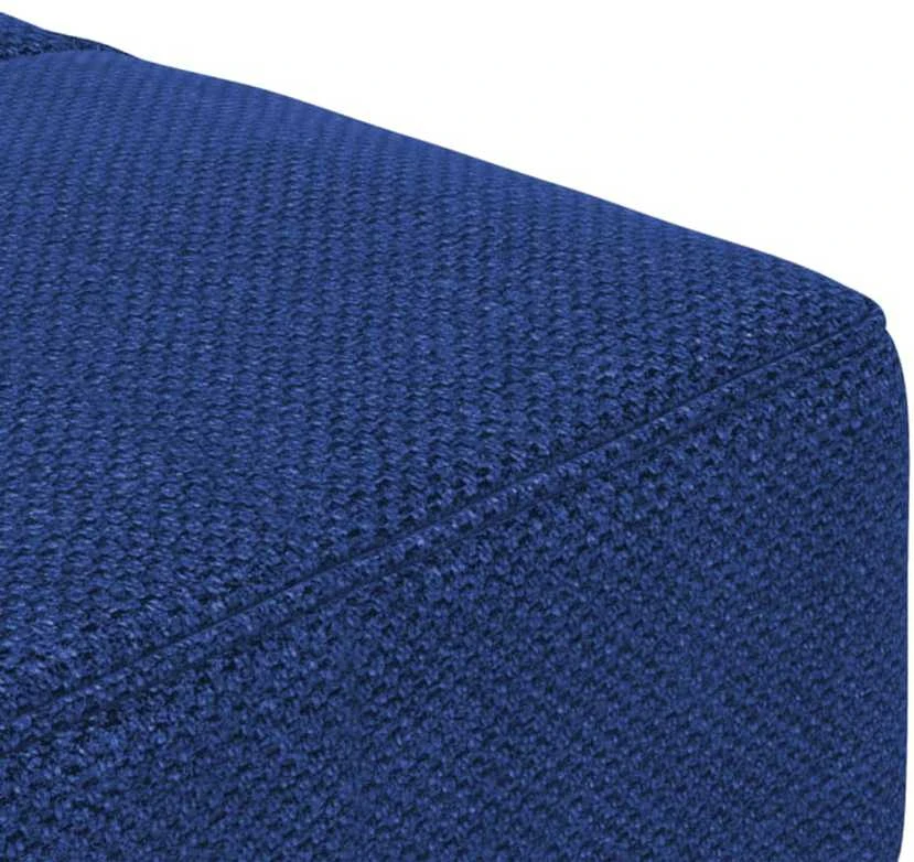 Dvivietė sofa-lova su dvejomis pagalvėmis, mėlyna, audinys
