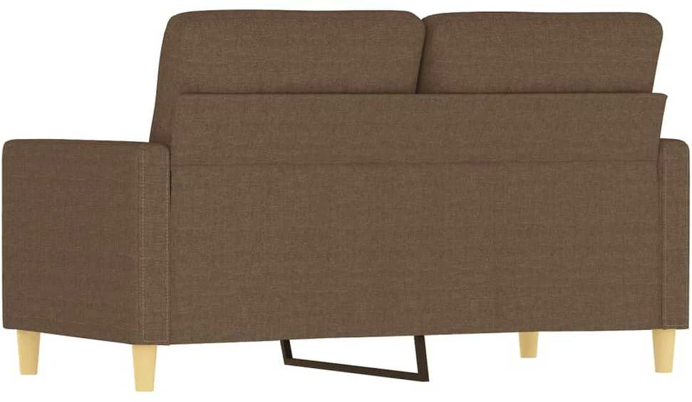 Dvivietė sofa, rudos spalvos, 120cm, audinys