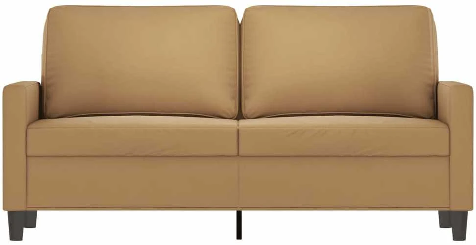 Dvivietė sofa, rudos spalvos, 140cm, aksomas