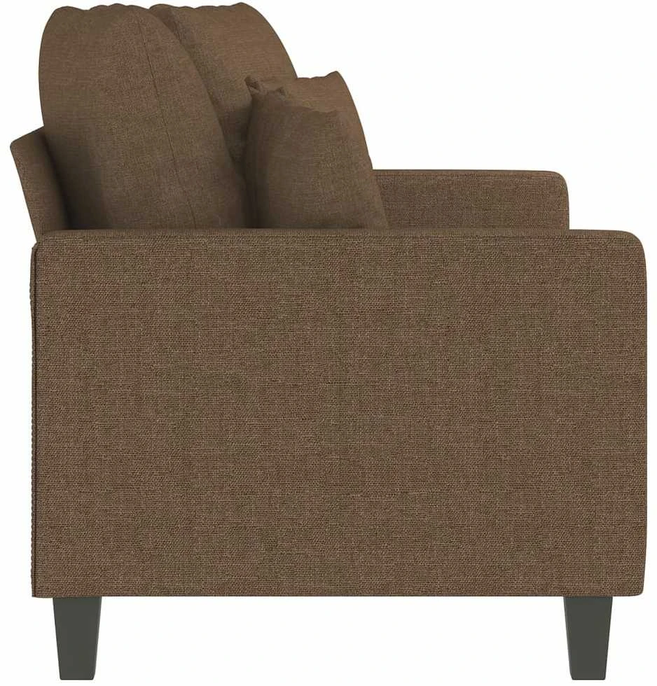 Dvivietė sofa, rudos spalvos, 140cm, audinys
