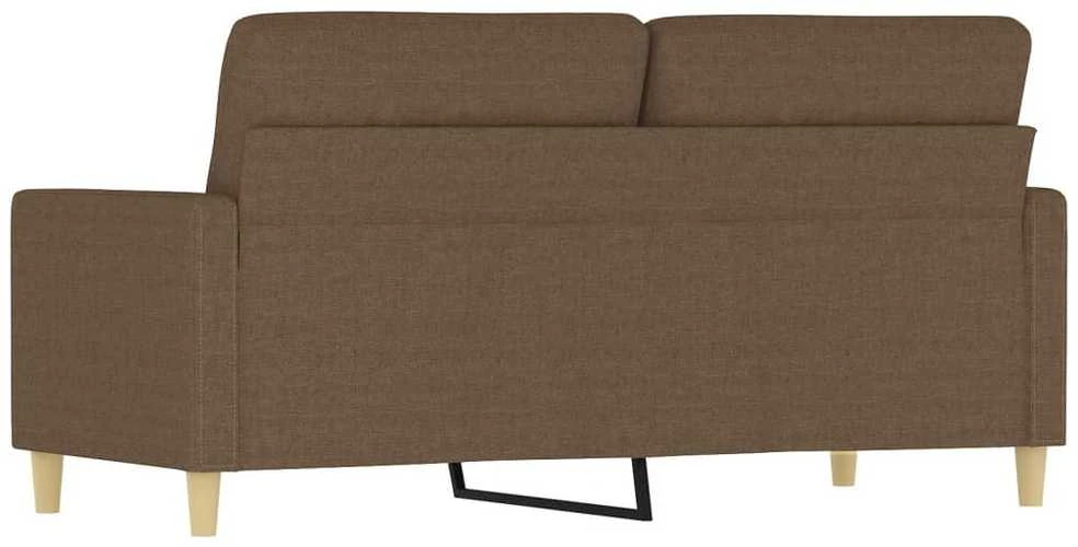 Dvivietė sofa, rudos spalvos, 140cm, audinys
