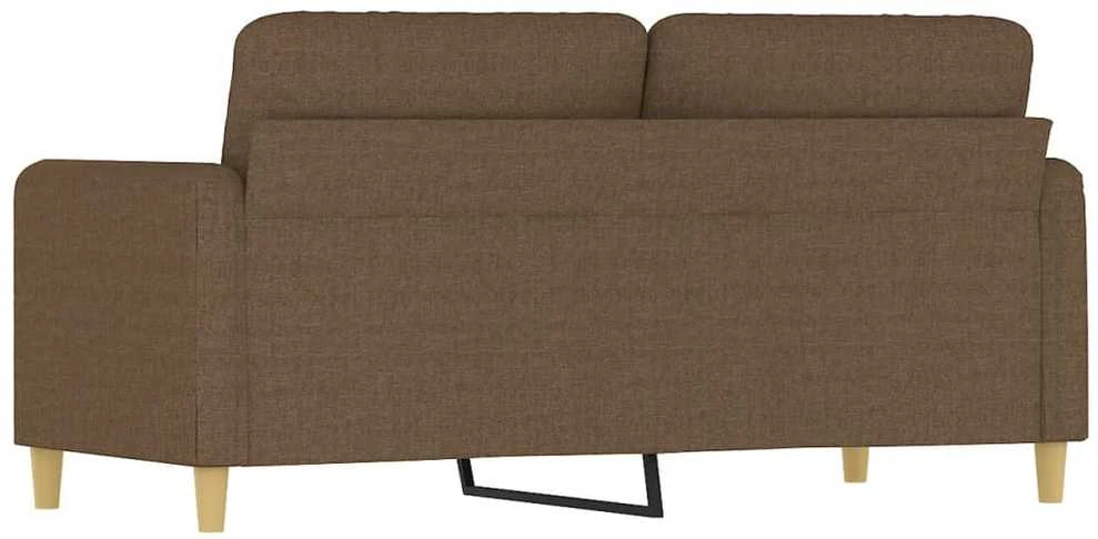 Dvivietė sofa, rudos spalvos, 140cm, audinys