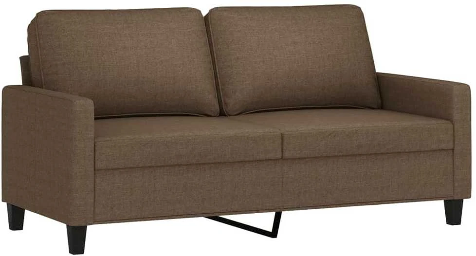 Dvivietė sofa, rudos spalvos, 140cm, audinys