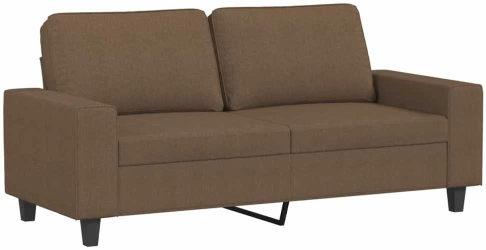 Dvivietė sofa, rudos spalvos, 140cm, audinys