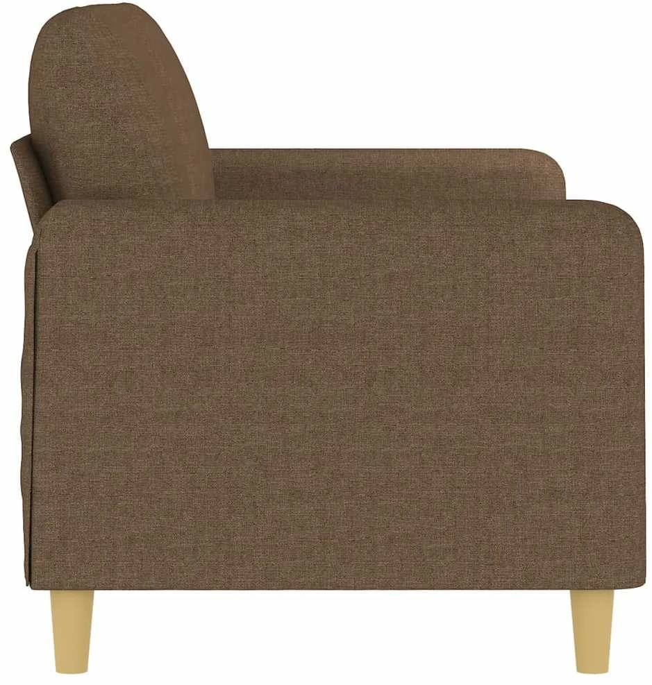 Dvivietė sofa, rudos spalvos, 140cm, audinys
