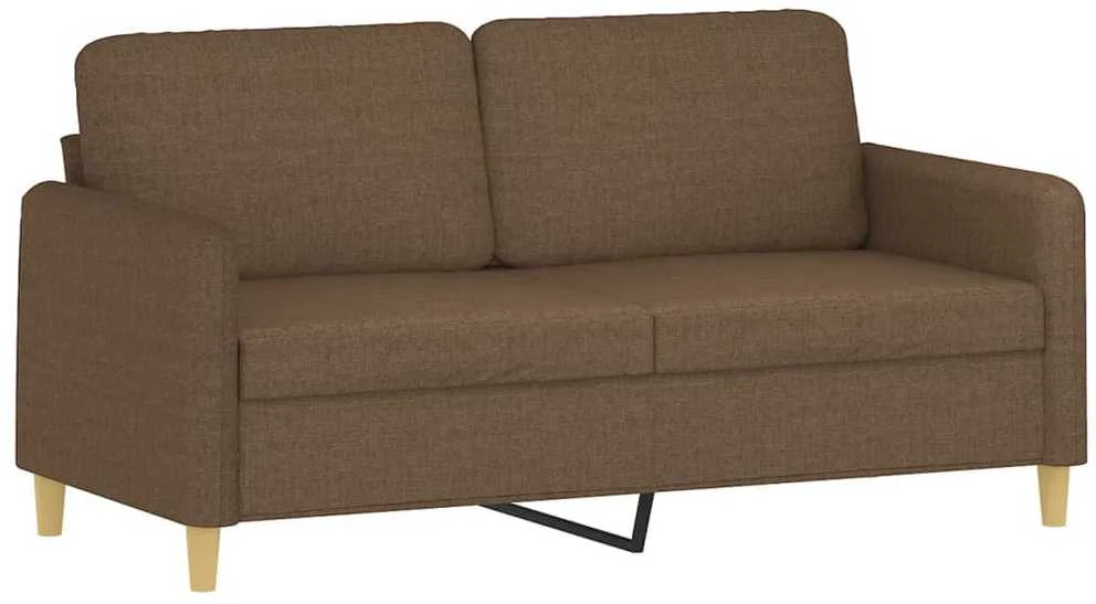 Dvivietė sofa, rudos spalvos, 140cm, audinys