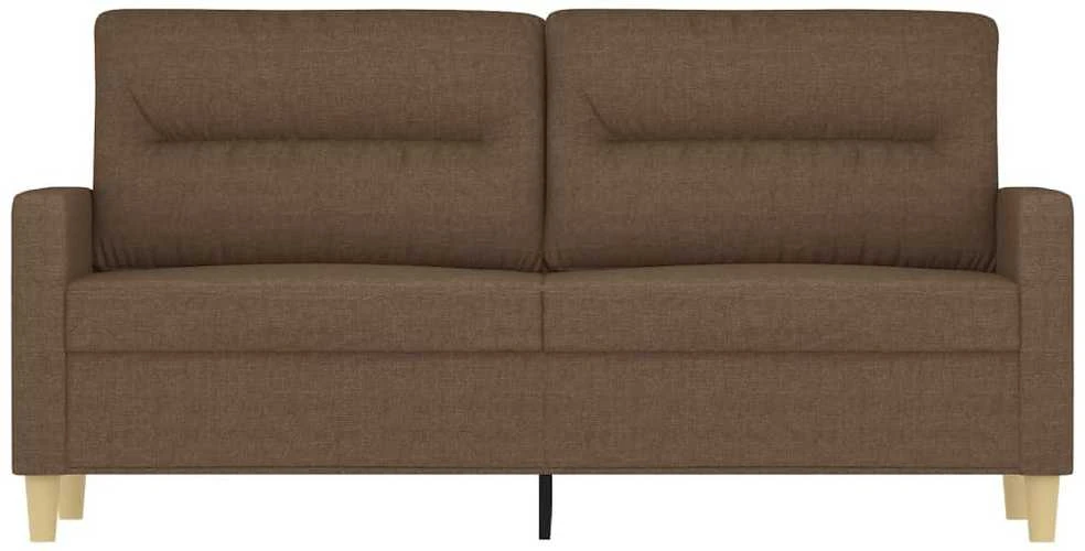 Dvivietė sofa, rudos spalvos, 140cm, audinys