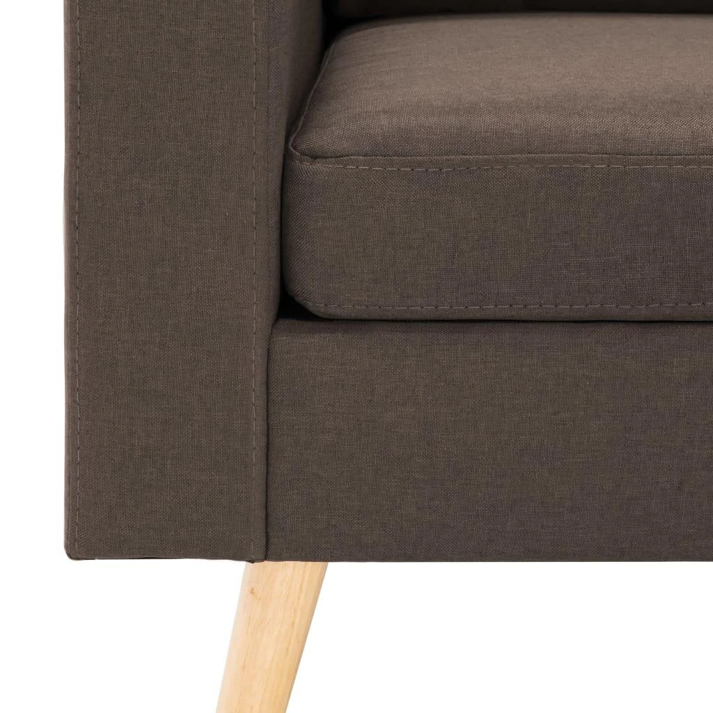 Dvivietė sofa, rudos spalvos, audinys