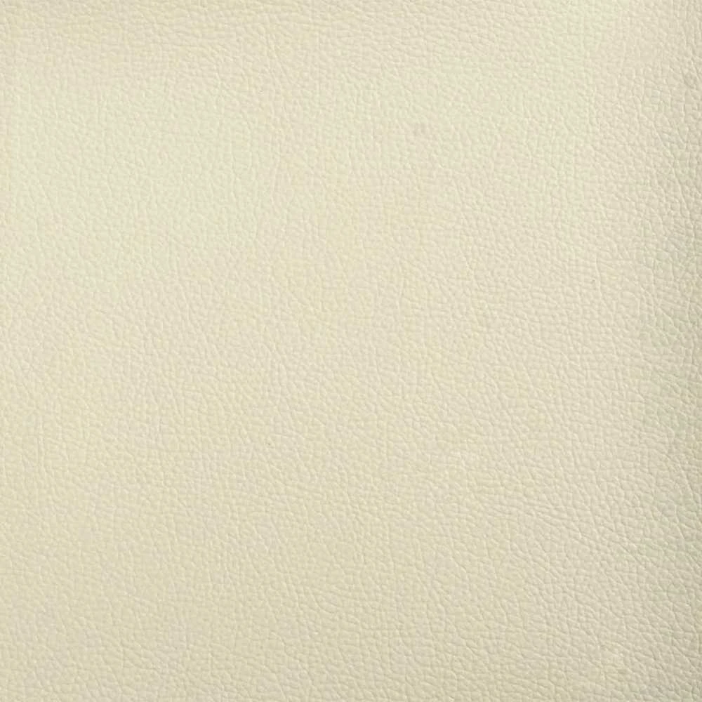 Dvivietė sofa su pagalvėlėmis, kreminė, 140cm, dirbtinė oda