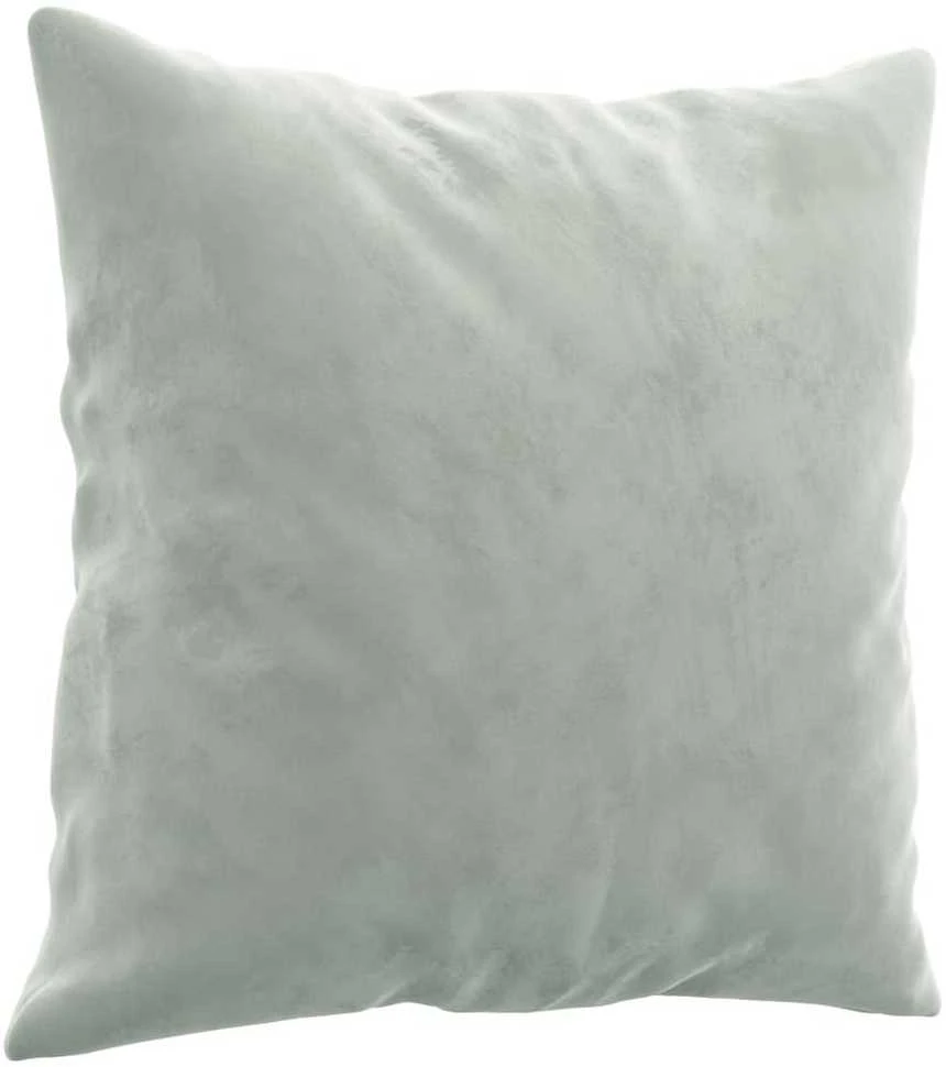 Dvivietė sofa su pagalvėlėmis, šviesiai pilka, 140cm, aksomas