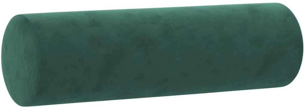 Dvivietė sofa su pagalvėlėmis, tamsiai žalia, 120cm, aksomas